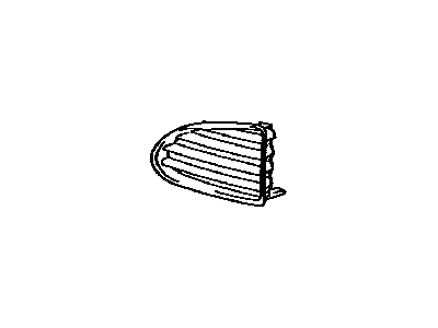 Toyota 52040-42050 Cover,  Front Bumper Hole,  LH