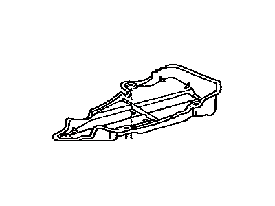 Toyota 58165-74010 Cover, Front Floor, Passenger Side