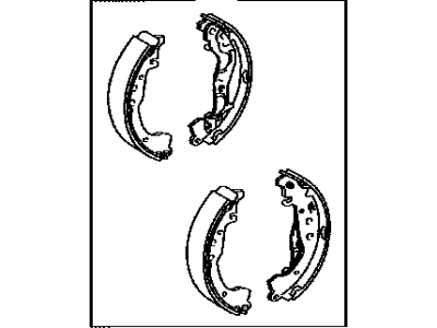 Toyota Pickup Brake Shoe Set - 04495-35122