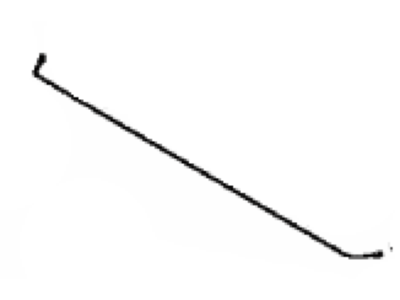 Toyota 64962-04010 Cable,  Tonneau Cover Release,  Center