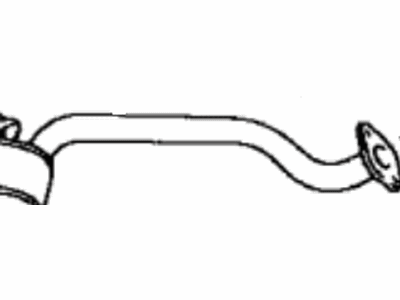 Toyota Supra Exhaust Pipe - 17420-46180