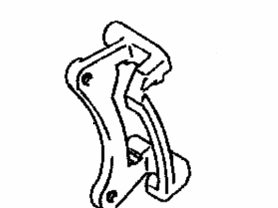 Toyota 47722-24060 Mounting,  Rear Disc Brake Cylinder,  LH
