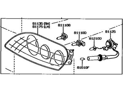 Toyota Supra Headlight - 81110-1B241