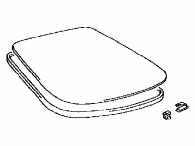 Toyota 68131-14320 Lift Gate Glass