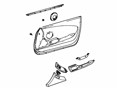 Toyota 67650-14800-C0 Door Trim Panel