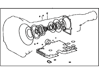 Toyota 04351-30280 Gasket Kit,  Transaxle Overhaul(ATM)