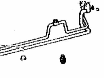 Toyota 88717-14340 Pipe,  Cooler Refrigerant Suction,  A