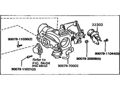 Toyota Supra Throttle Body - 22210-46210