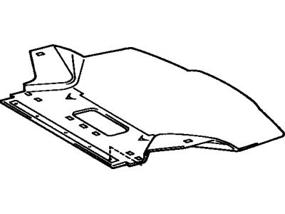 Toyota 58570-14430-C0 Carpet Assy,  Rear Floor