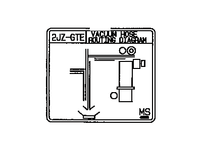 Toyota 17792-46091 Vacuum Diagram