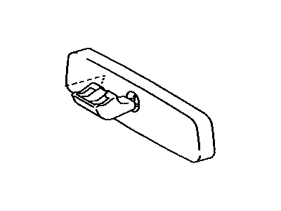 Toyota 87810-14180-C0 Mirror Inside, Rear Inner