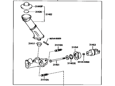 Toyota 31410-14310 Master Cylinder