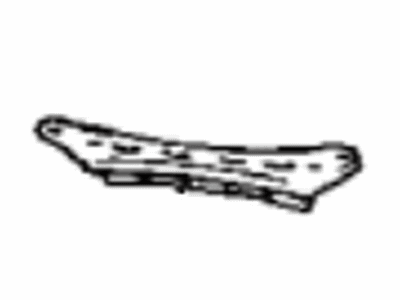 Toyota 51503-14020 Brace,  Rear Suspension Member,  RH