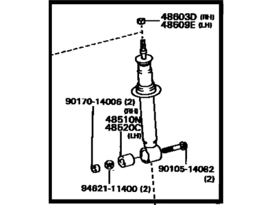 Toyota Supra Strut Housing - 48510-19296