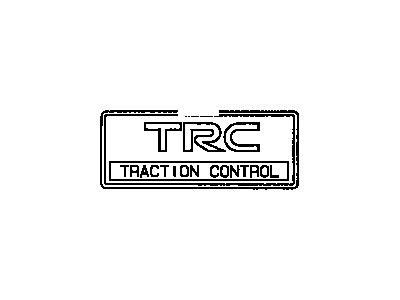 Toyota 11277-46080 Caution Label