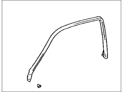 Toyota 62382-14150 Weatherstrip, Driver Side