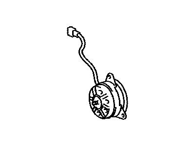 Toyota 16363-21060 Motor,  Cooling Fan