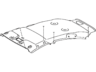Toyota 63311-52170-B0 Headlining,  Roof