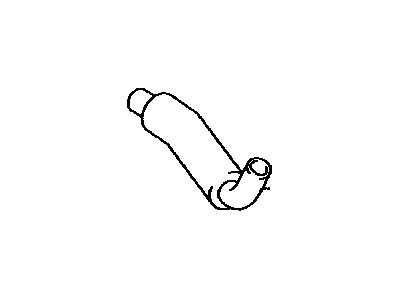Toyota 12263-21020 Hose,  Ventilation,  NO.3