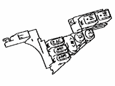 55904-52030 Toyota Housing Sub-Assembly, Heater Control Illustration 1 of 1