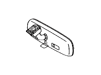 Toyota 87810-0R250 Mirror Assembly, Inner Rear View