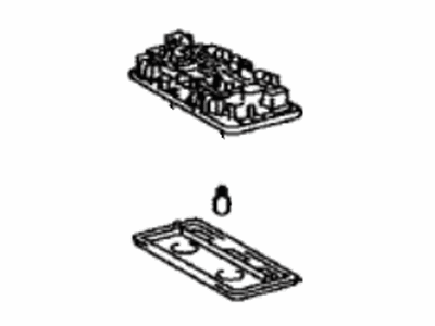 Toyota 81208-52010 Lamp Sub-Assy,  Map