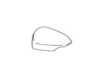Toyota 87915-52170-E4 Cover,  Outer Mirror,  RH
