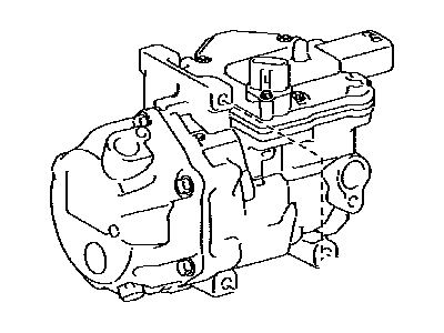 Toyota 88370-52012 Compressor Assy,  W/Motor