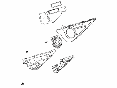 55900-52A30 Toyota Control Assembly, Air Conditioner Illustration 1 of 1
