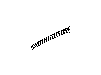 Toyota 61243-14010 Rail Sub-Assembly, Roof Side, Inner Rear Passenger Side