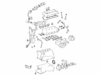 Toyota 04111-21324 Gasket Kit, Engine Overhaul, Passenger Side