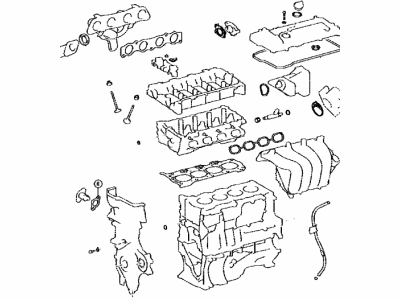 Toyota 04112-21324 Gasket Kit,  Engine Valve Grind