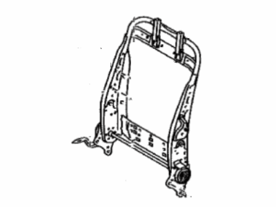 Toyota 71013-52301 Frame Sub-Assembly, Front Seat Back, Passenger Side