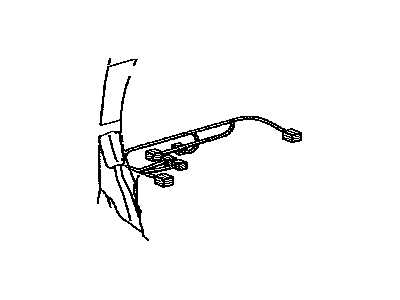 Toyota 82191-0R041 Wire,  Front Seat,  RH