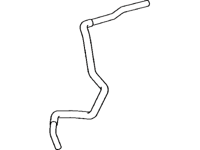 Toyota 16264-21100 Hose,  Water By-Pass,  NO.2