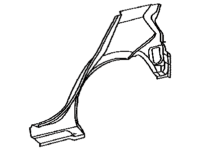 Toyota 61601-52650 Panel,  Quarter,  RH