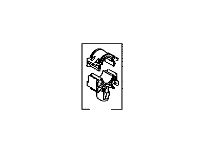 Toyota 90949-01C31 Clamp,  NO.1(For Parking Brake Cable)