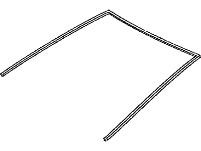 Toyota 75533-52220 Moulding,  Windshield,  Outside