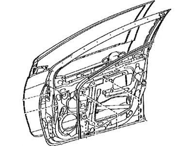 Toyota 67001-52610 Panel Sub-Assy,  Front Door,  RH