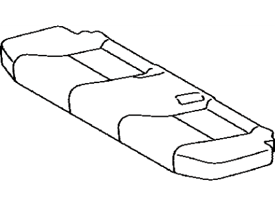 Toyota 71075-52J70-B1 Cover,  Rear Seat Cushion (For Bench Type)