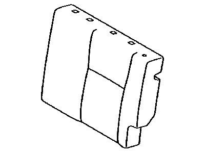 Toyota 71078-52J12-B2 Cover,  Rear Seat Back,  LH(For Separate Type)