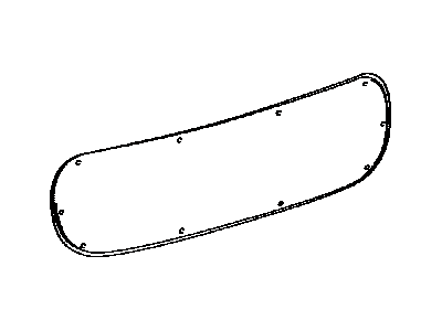 Toyota 67750-52070-B0 Board Assembly, Back Door Trim