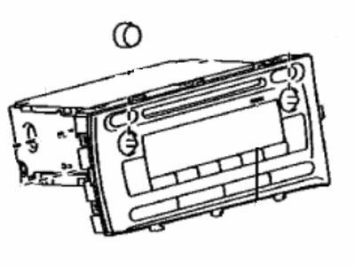 86120-52C20 Toyota Receiver Assembly, Radio Illustration 1 of 1