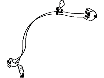 Toyota 73370-12212-02 Rear Belt Assembly