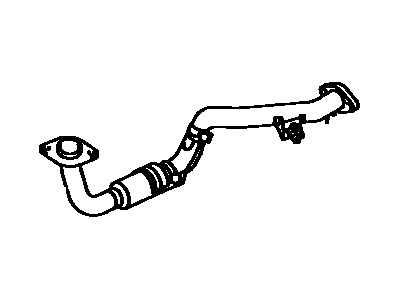 Toyota 17410-16551 Front Pipe