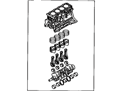 Toyota 11400-16243 Short Block