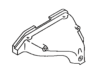 Toyota 17167-16100 Insulator,  Exhaust Manifold Heat,  NO.1