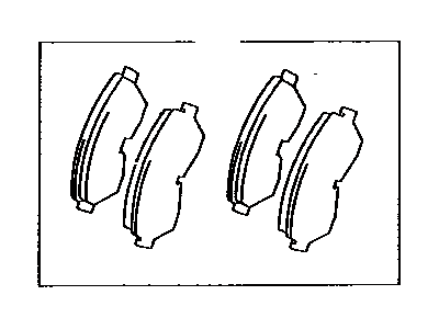 Toyota Tercel Brake Pad Set - 04465-12010
