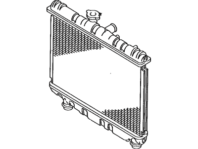 Toyota Tercel Radiator - 16400-15400