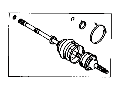 Toyota 43470-19215 Shaft Assy,  Front Drive Outboard Joint,  LH